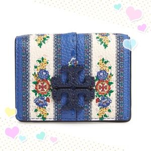 🌺NWT🌺Tory Burch McGraw Floral TriFold Wallet